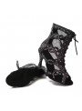 Stivale Heels con zip e strass