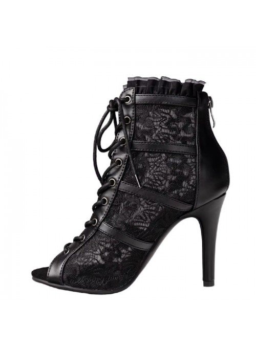 Stivale Heels in pizzo