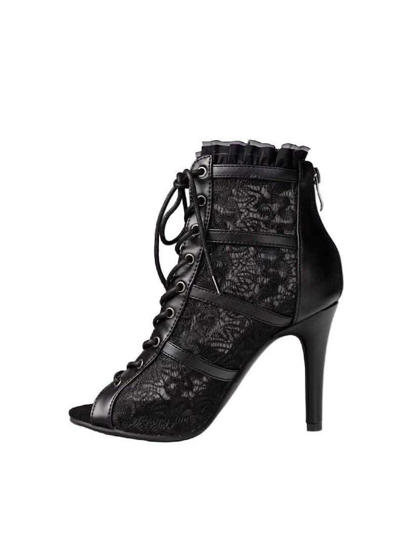 Stivale Heels in pizzo