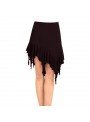 DSA005 SHORT RUFFLE ASYMMETRICAL SKIRT