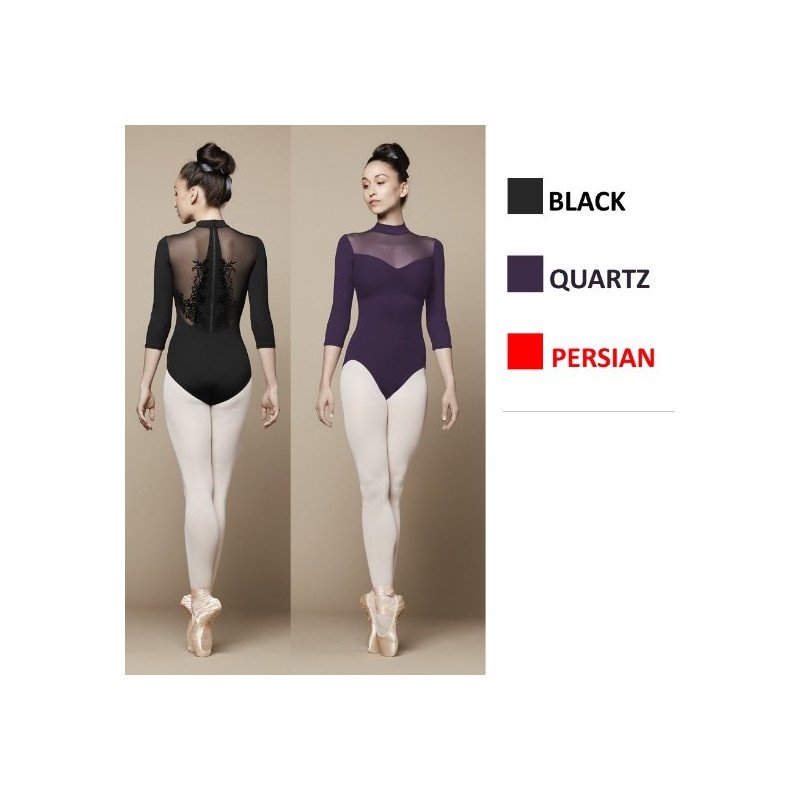 Ladies Faye 3/4 Length Sleeve Leotard