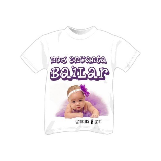 T-shirt girl short sleeveNos encanta Bailar