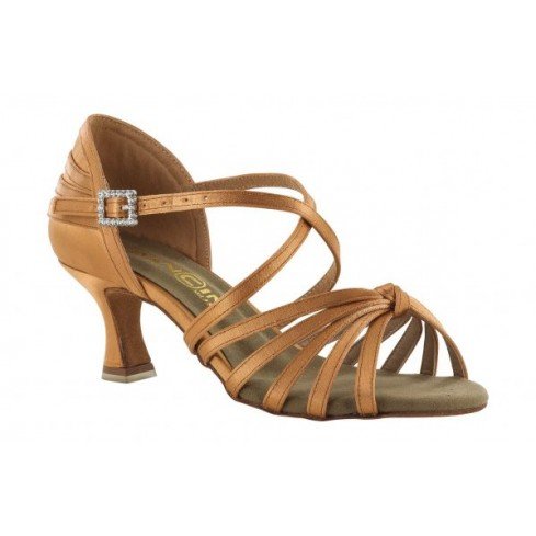 9633 DANCE SHOE WITH KNOT, COLOR FLESH HEEL 5.5 CM